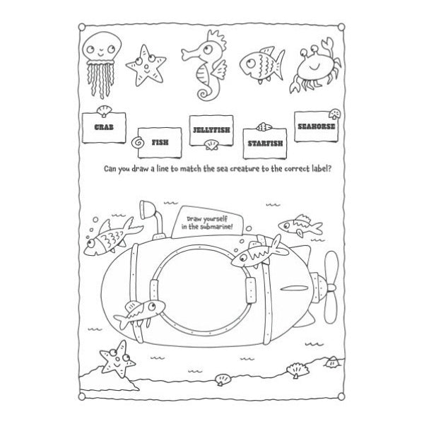 A4 My Fun Activity Book - 32 Pages Activities Engaging Puzzles High Quality