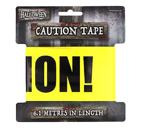Halloween Yellow Warning Tape