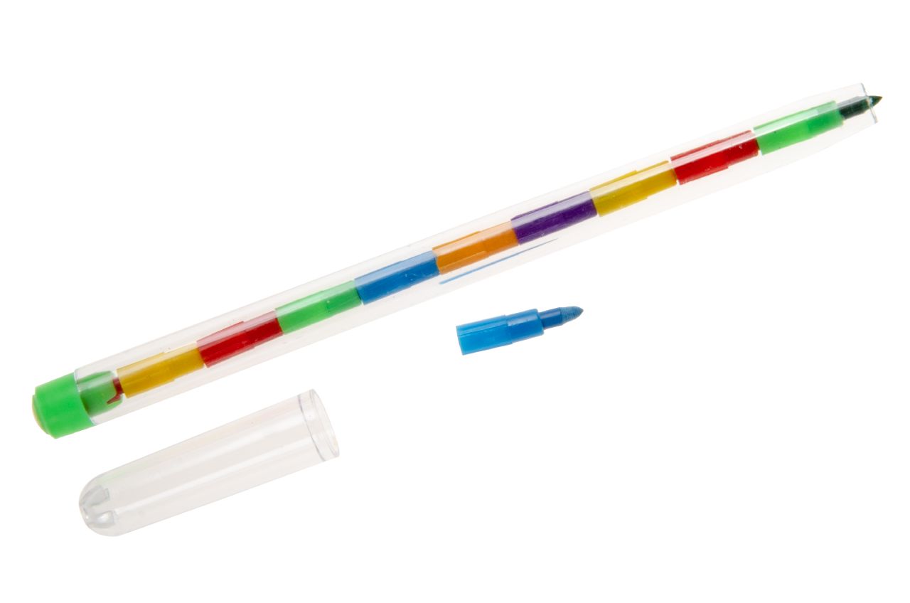 6 Stacker/Swap Point Colouring Crayons