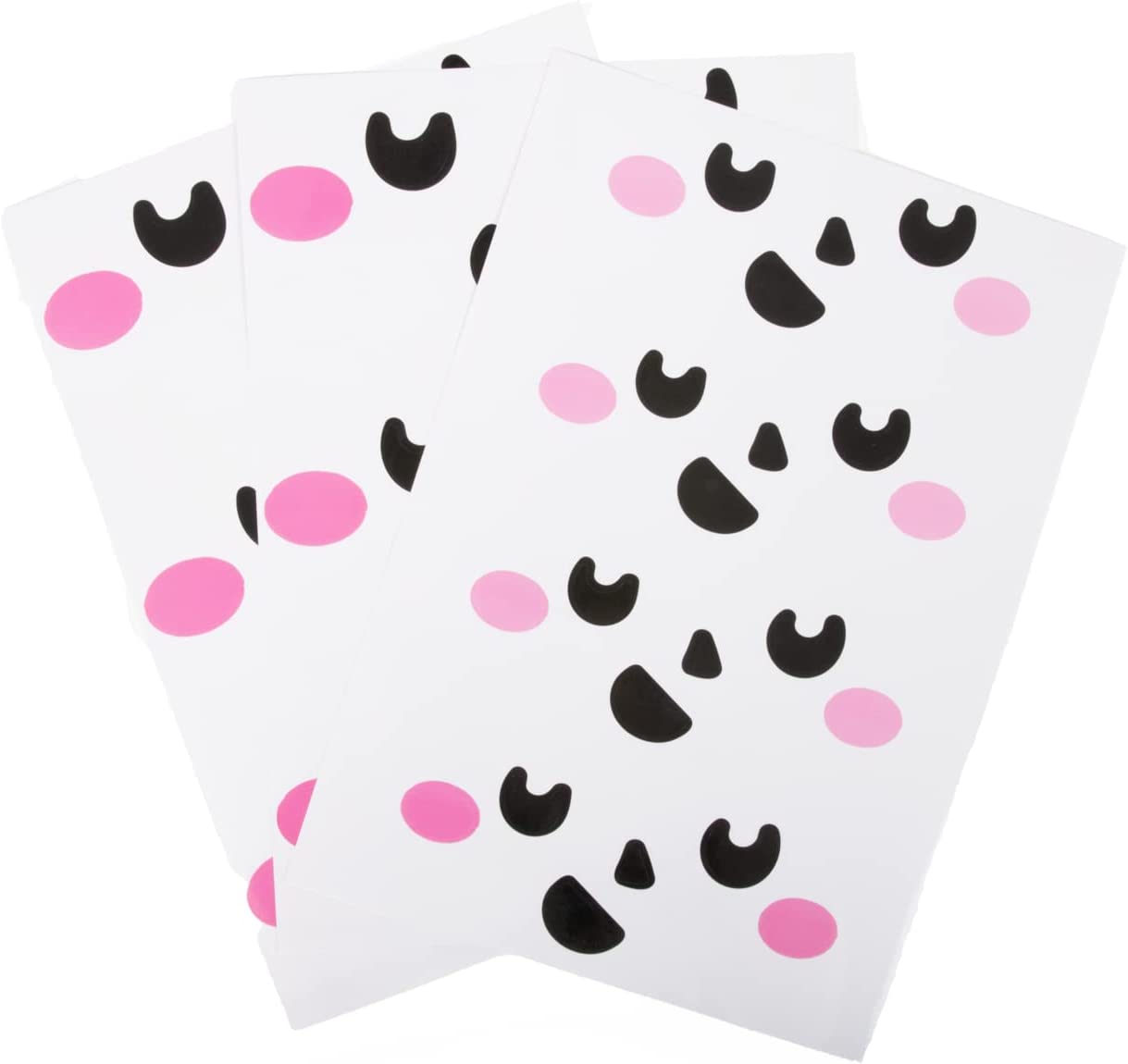 10 Pumpkin Vinyl Face Stickers