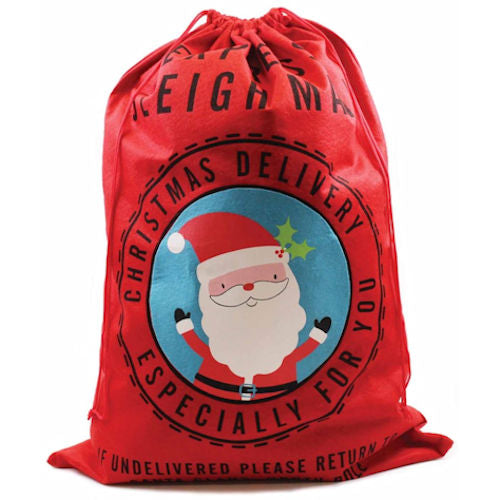 Christmas Plush Mail Super Jumbo Sack - Festive Holiday Gift Bag Storage Decoration