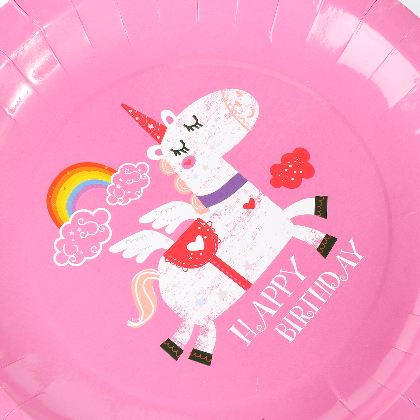 16 Unicorn Paper 9" Party Plates