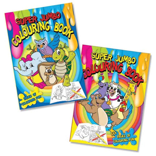 A4 Super Jumbo Colouring Book - Assorted Kids Art Supplies Drawing Fun Creativity