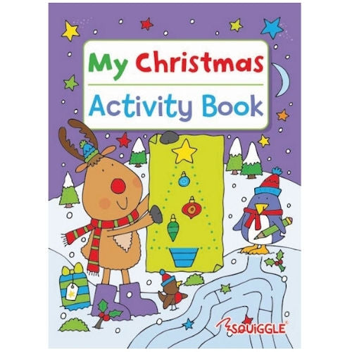 A4 My Christmas Activity Book - Festive Activities Engaging Puzzles High Quality Holiday Fun