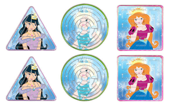 6 Ice Princess Maze Puzzles