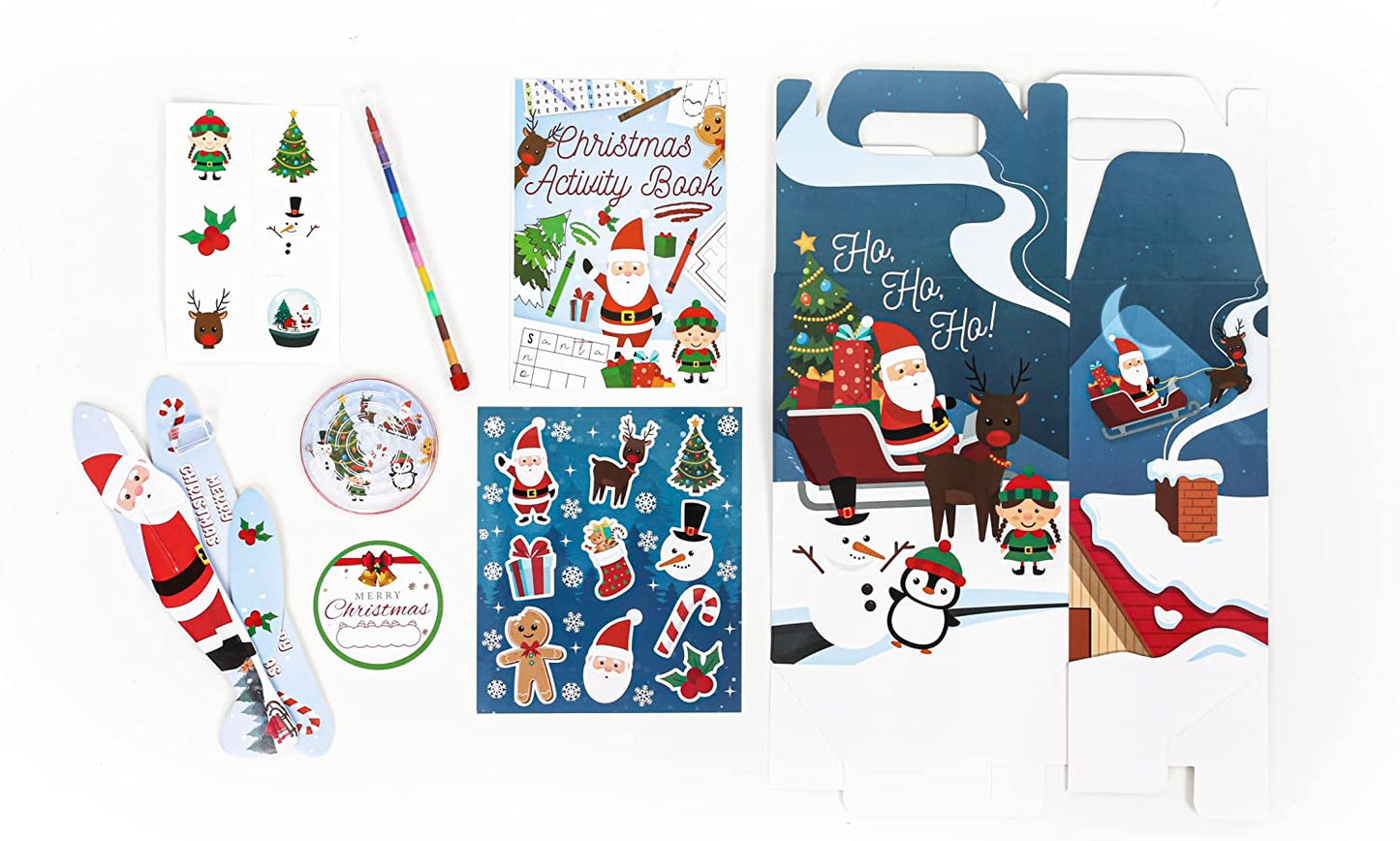 8 Piece Christmas Toy & Activity Set