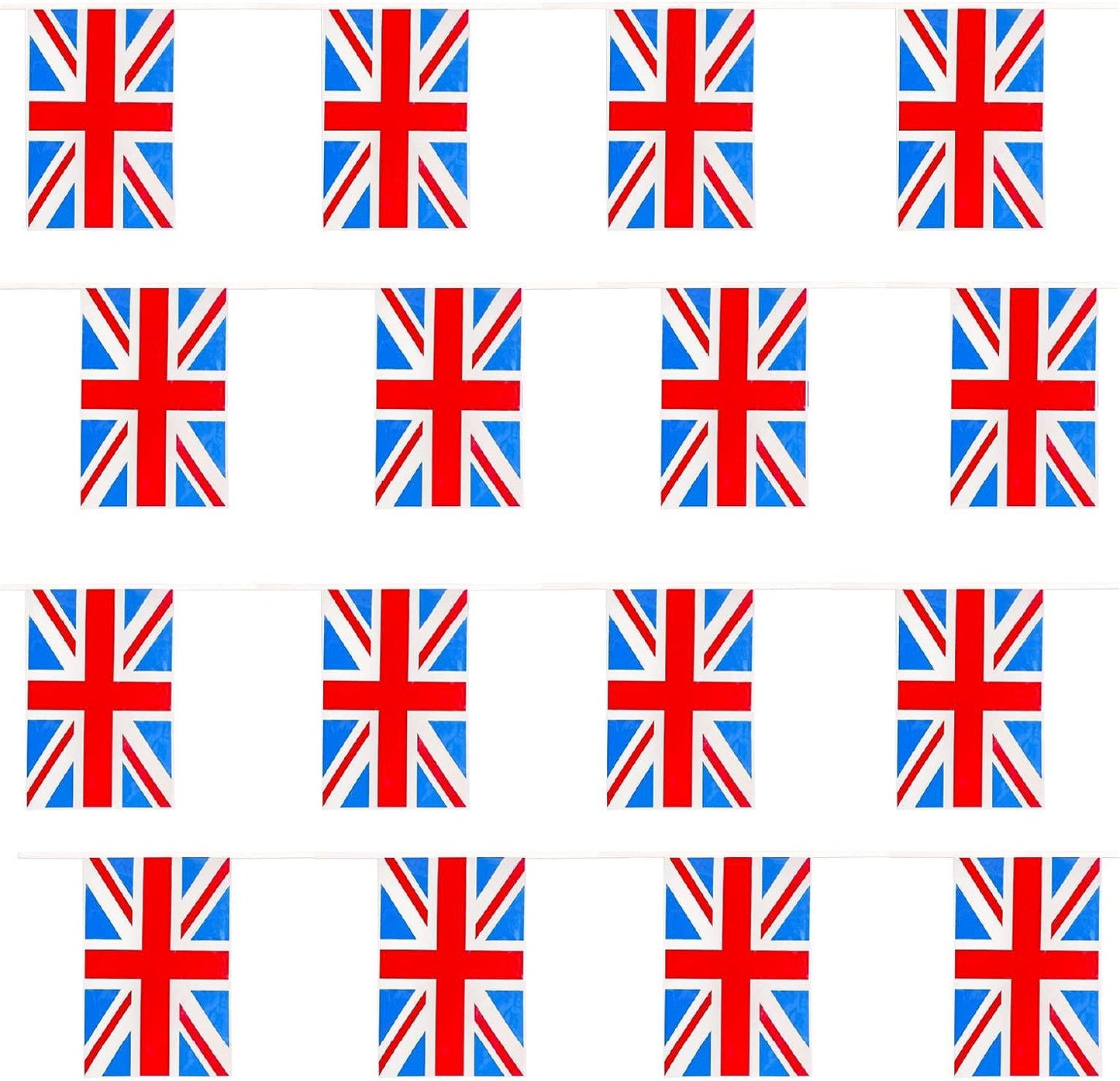 Union Jack Flag 10m Rectangular Bunting