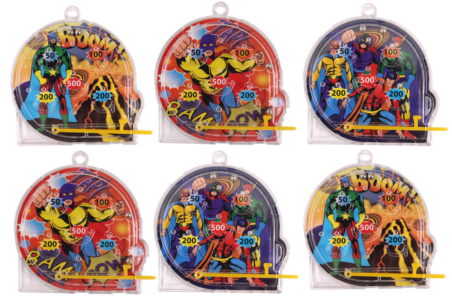 6 Super Hero Pinball Games