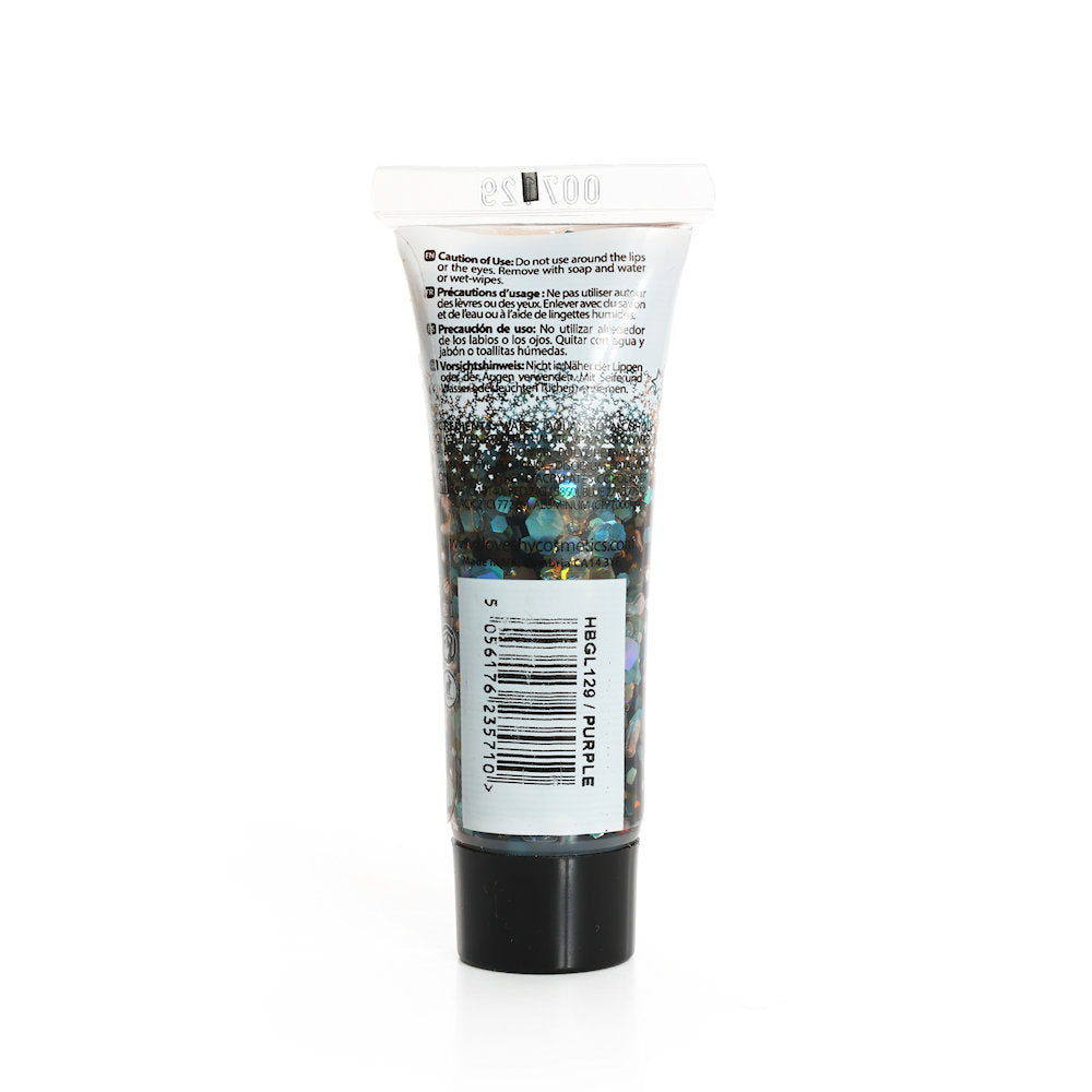 LoveShy Purple Holographic Chunky Glitter Face & Body Gel