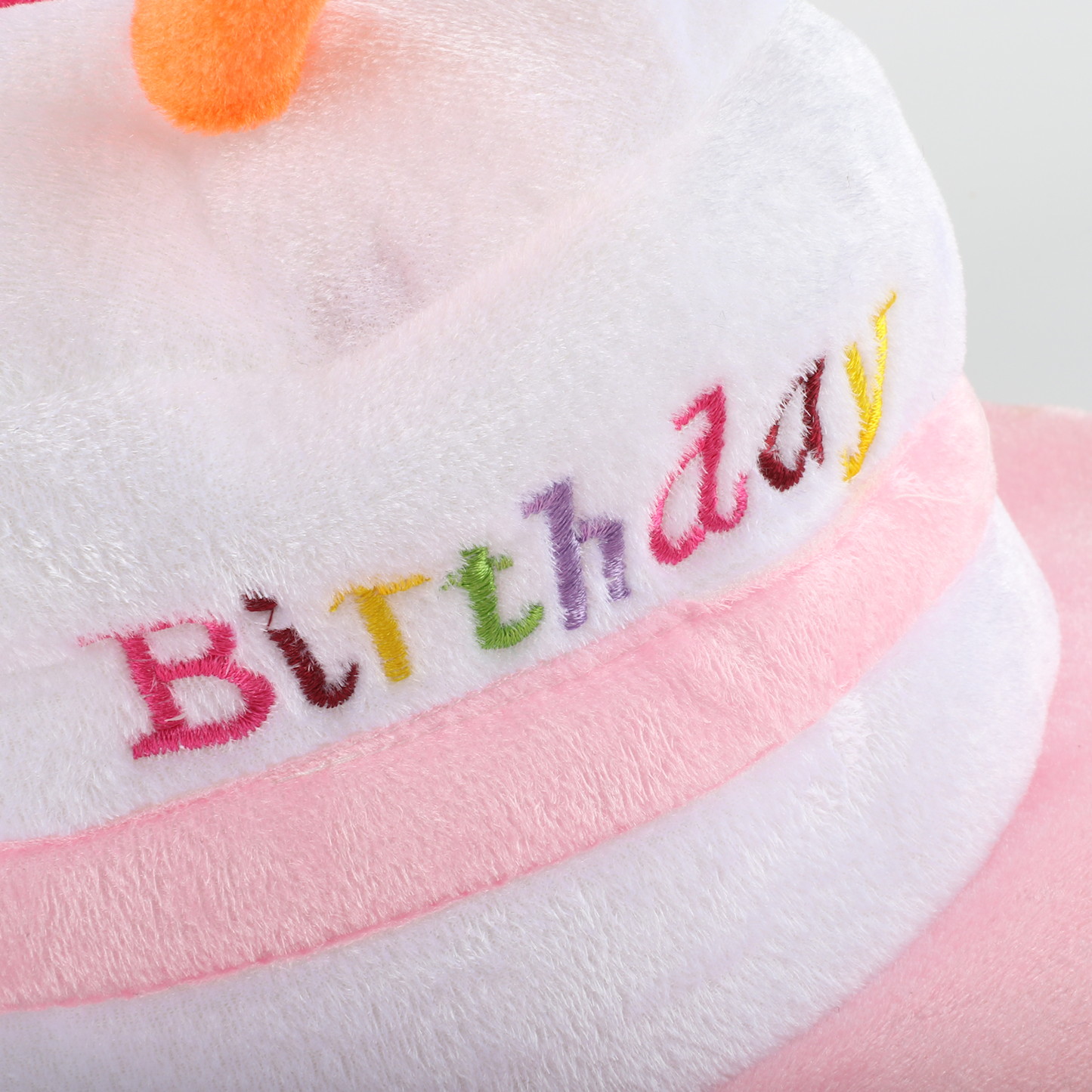 Adult Pink Light Up Happy Birthday Hat