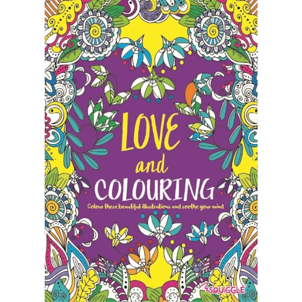 A4 Advanced Colouring Book - Assorted Detailed Designs Intricate Patterns High Quality Paper Relaxing Art Therapy