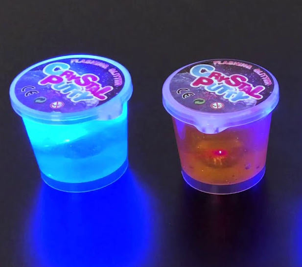 Flashing Glitter Crystal Putty