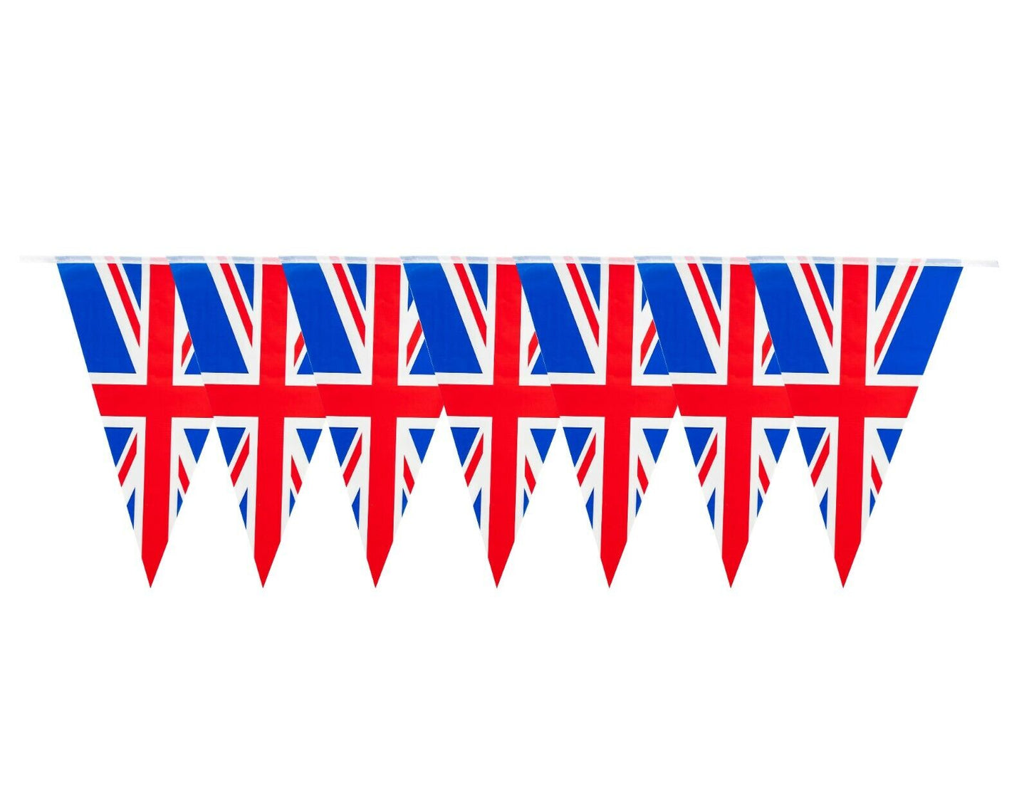 Union Jack 7m Triangle Flag Bunting