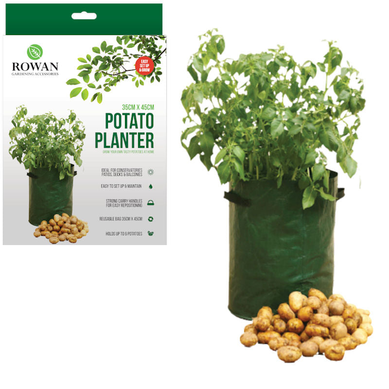 Potato Planter - 35cm x 45cm Garden Grow Bag Vegetable Planting Container Patio Balcony Gardening