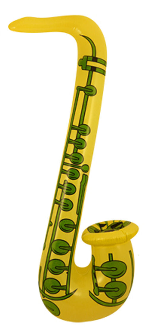 Inflatable Yellow Saxophone