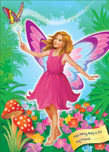 6 Fairy Empty Party Bags