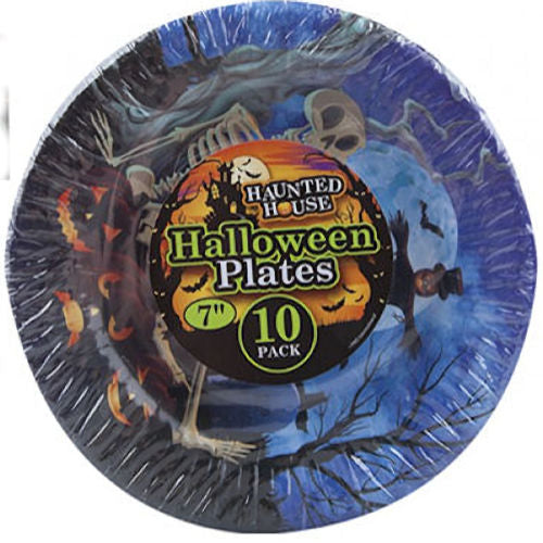 Halloween Paper Plates - 10 Pack 7"