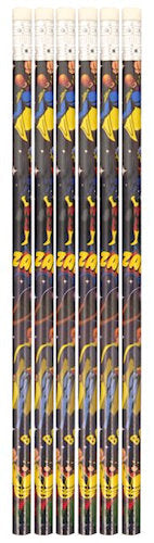 6 Super Hero Pencils