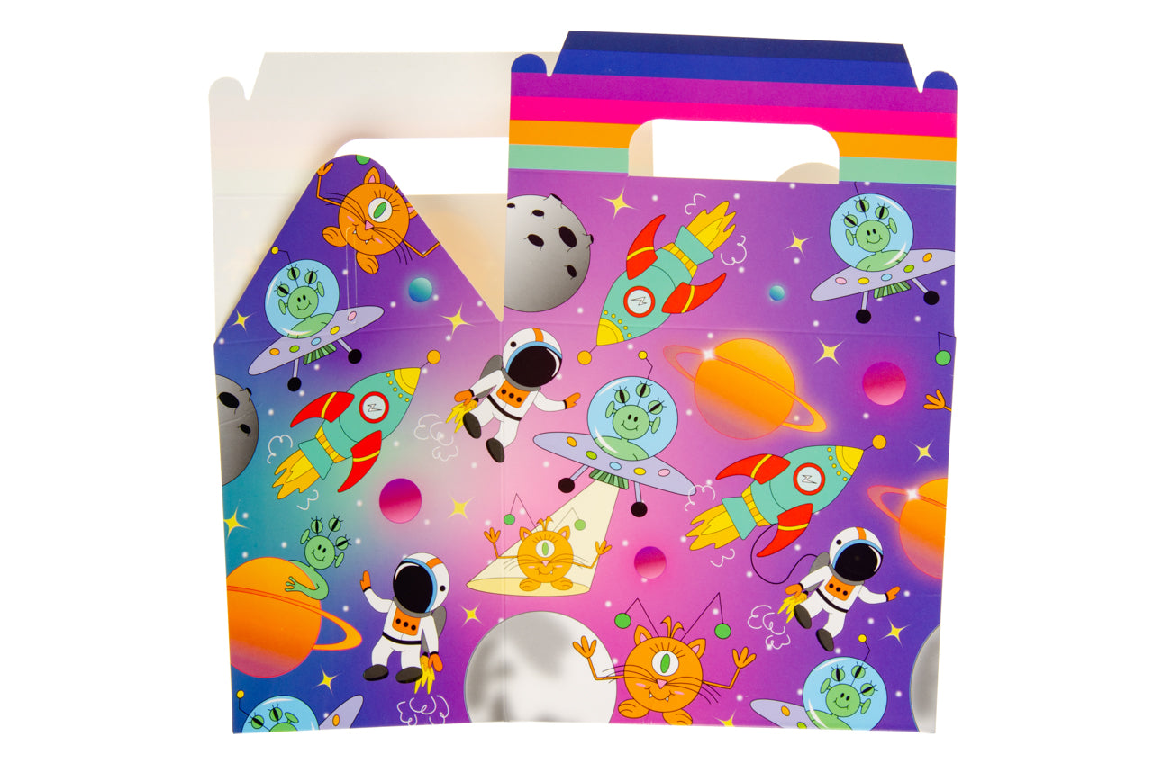6 Space Party Food Lunch Boxes