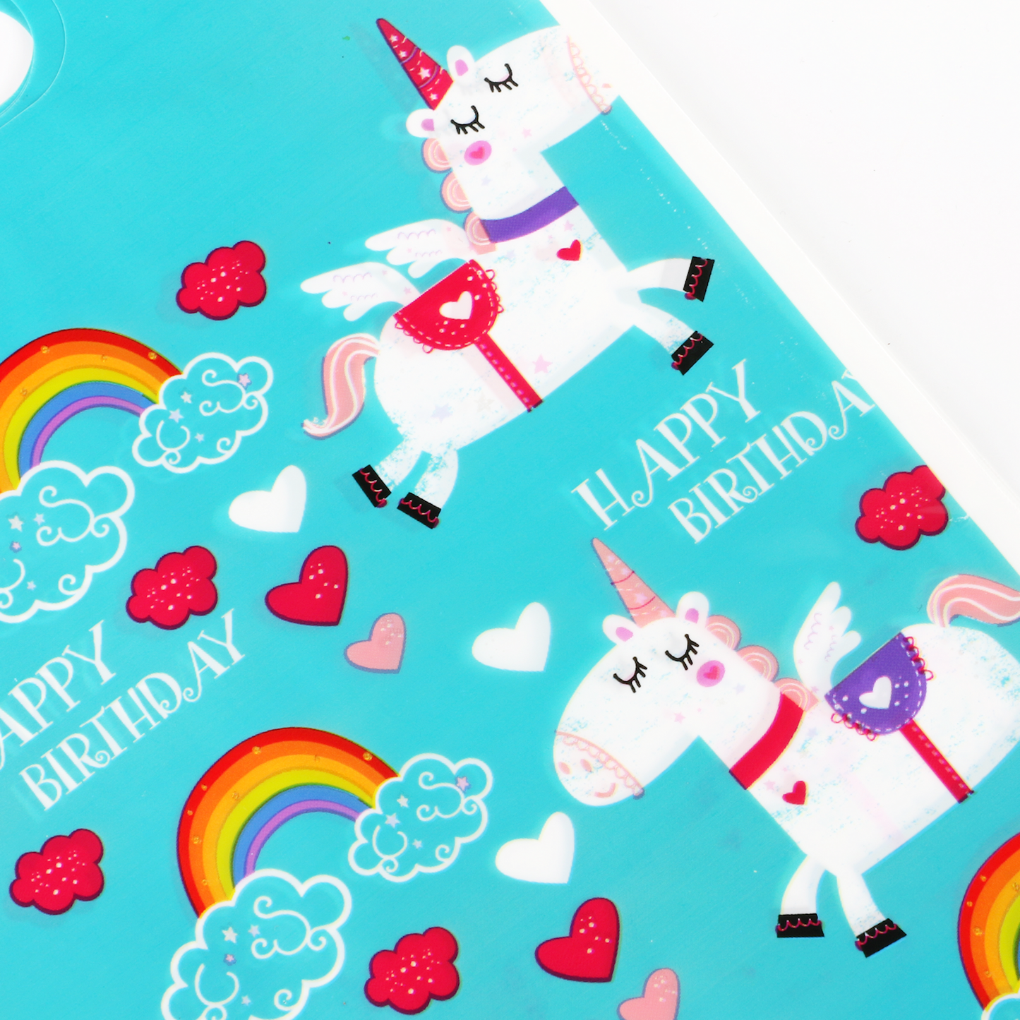 16 Unicorn Plastic Party Bags