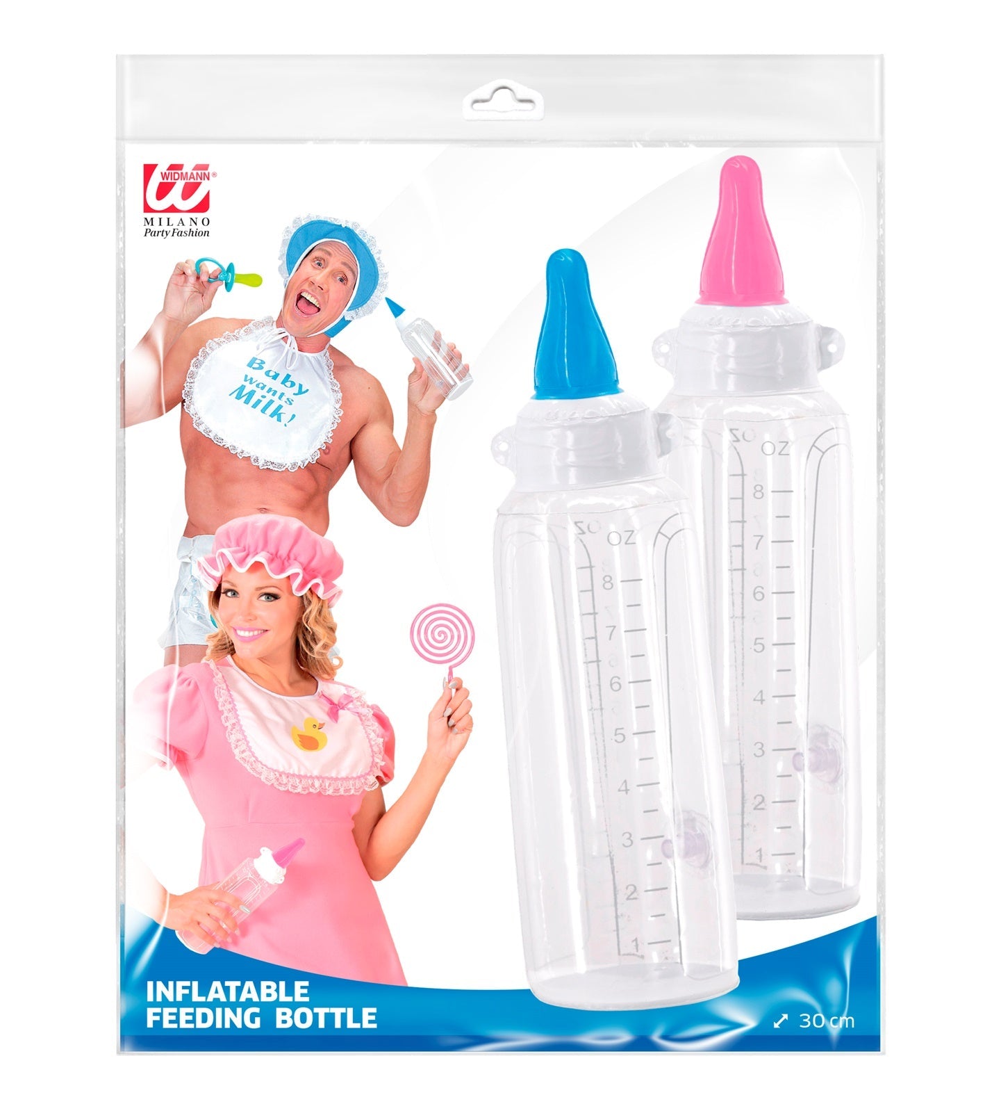 Inflatable Feeding Bottle - 30cm (2 Assorted)
