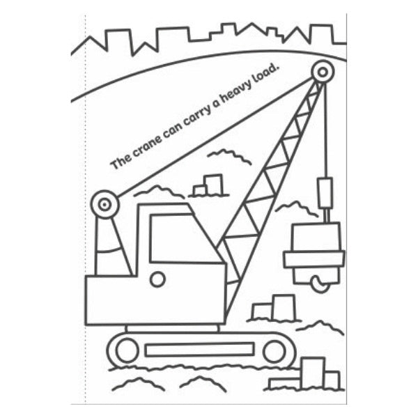 A4 My First Animal Things That Go Colouring Book - Assorted Children Animals Vehicles High Quality