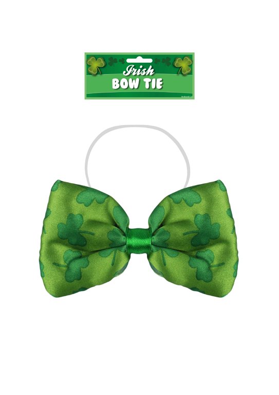 Irish Shamrock Cloth Bow Tie