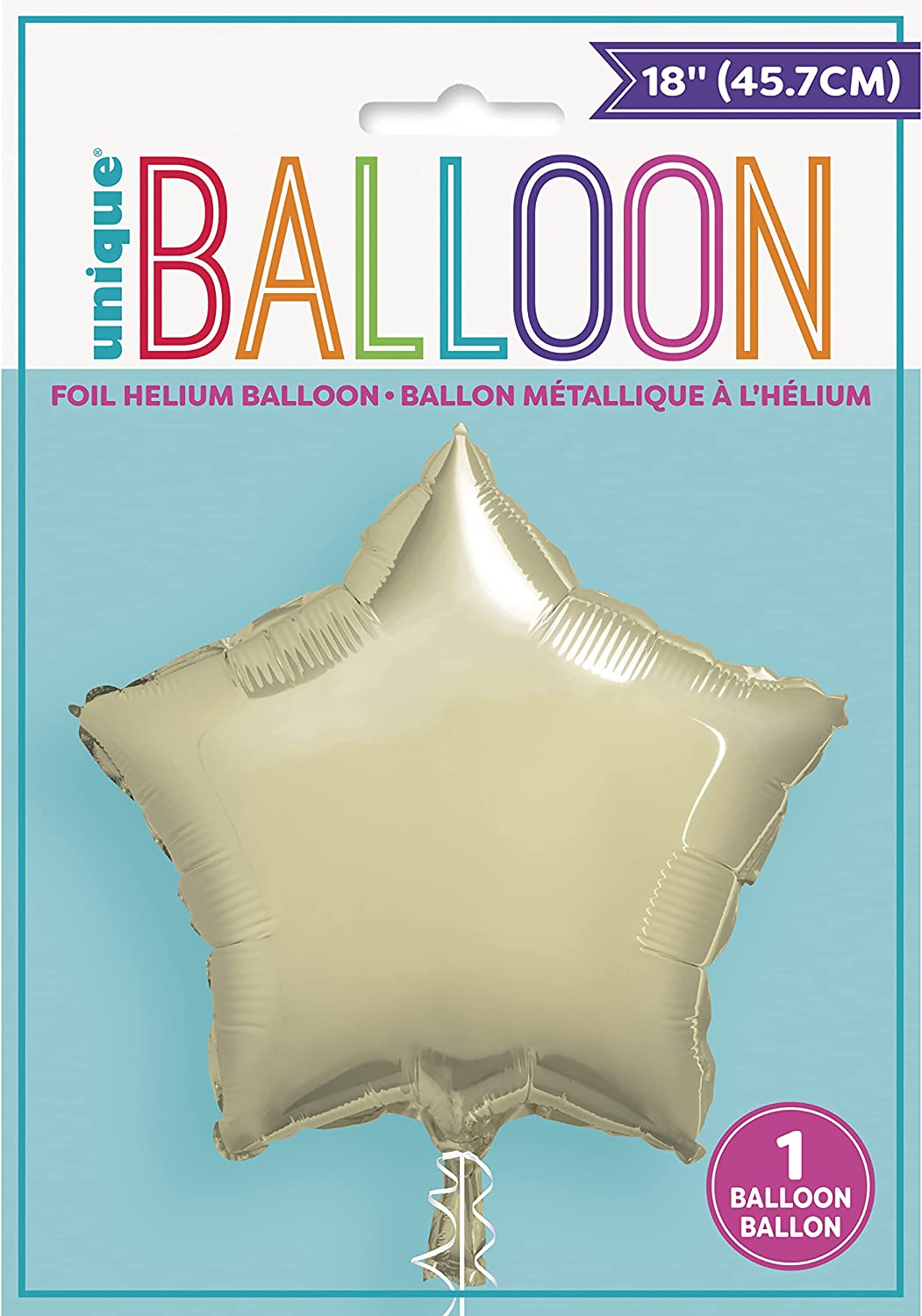 Gold 18" Star Foil Balloon