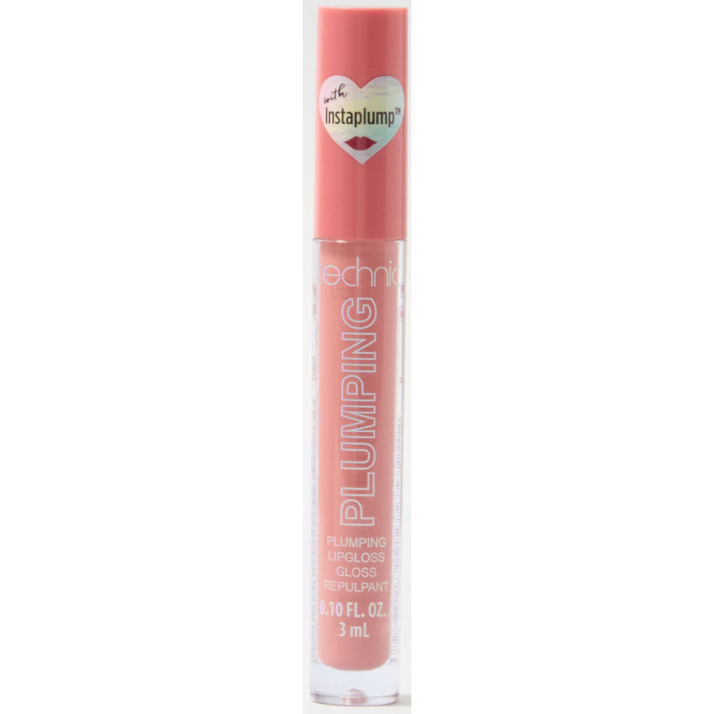Technic Cosmetics Plumping Lipgloss - Tickle Me Pink Hydrating Volumizing High Shine Long-Lasting Finish