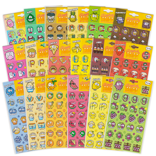 6 Scratch & Sniff Sticker Sheets