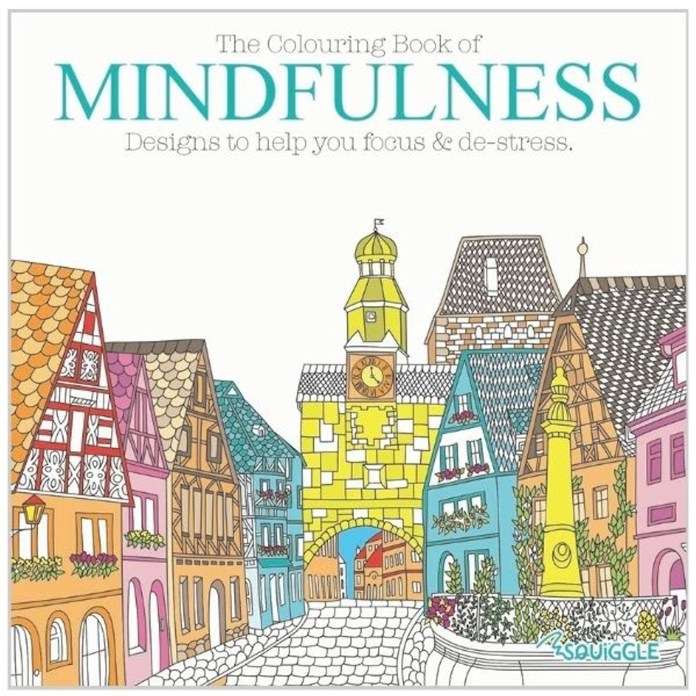 Mindfulness Colouring Book - Assorted Relaxing Stress Relief High Quality Paper Mindful Relaxation