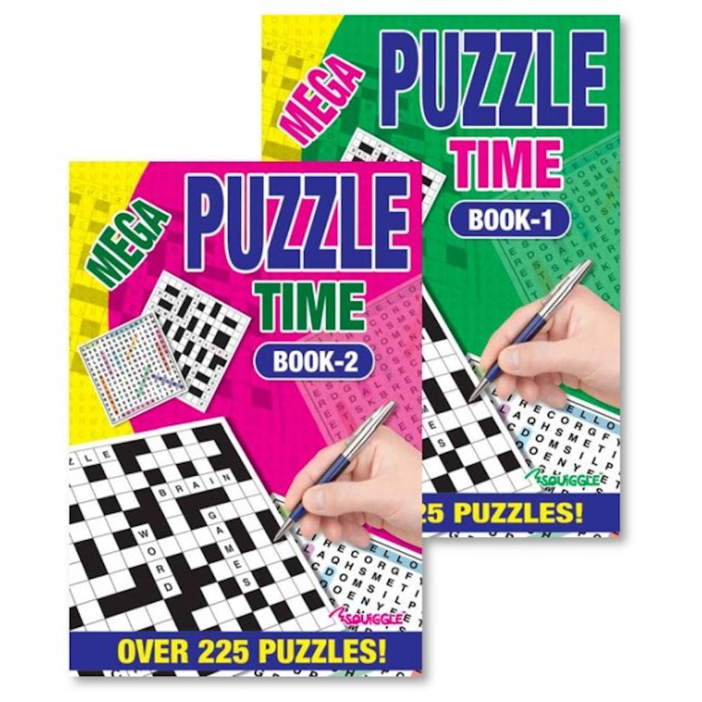 A5 Puzzle Time Book - Compact Size Puzzles Entertainment