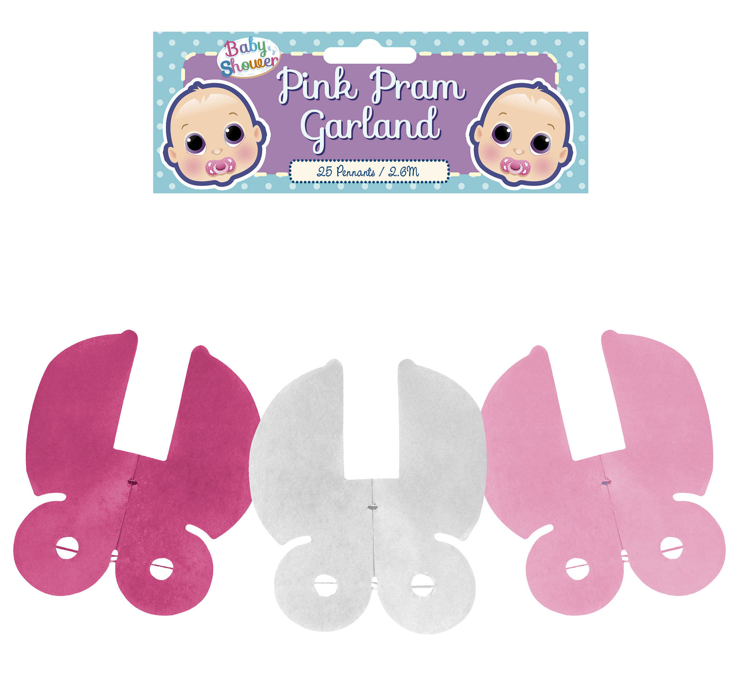Pink Pram Garland