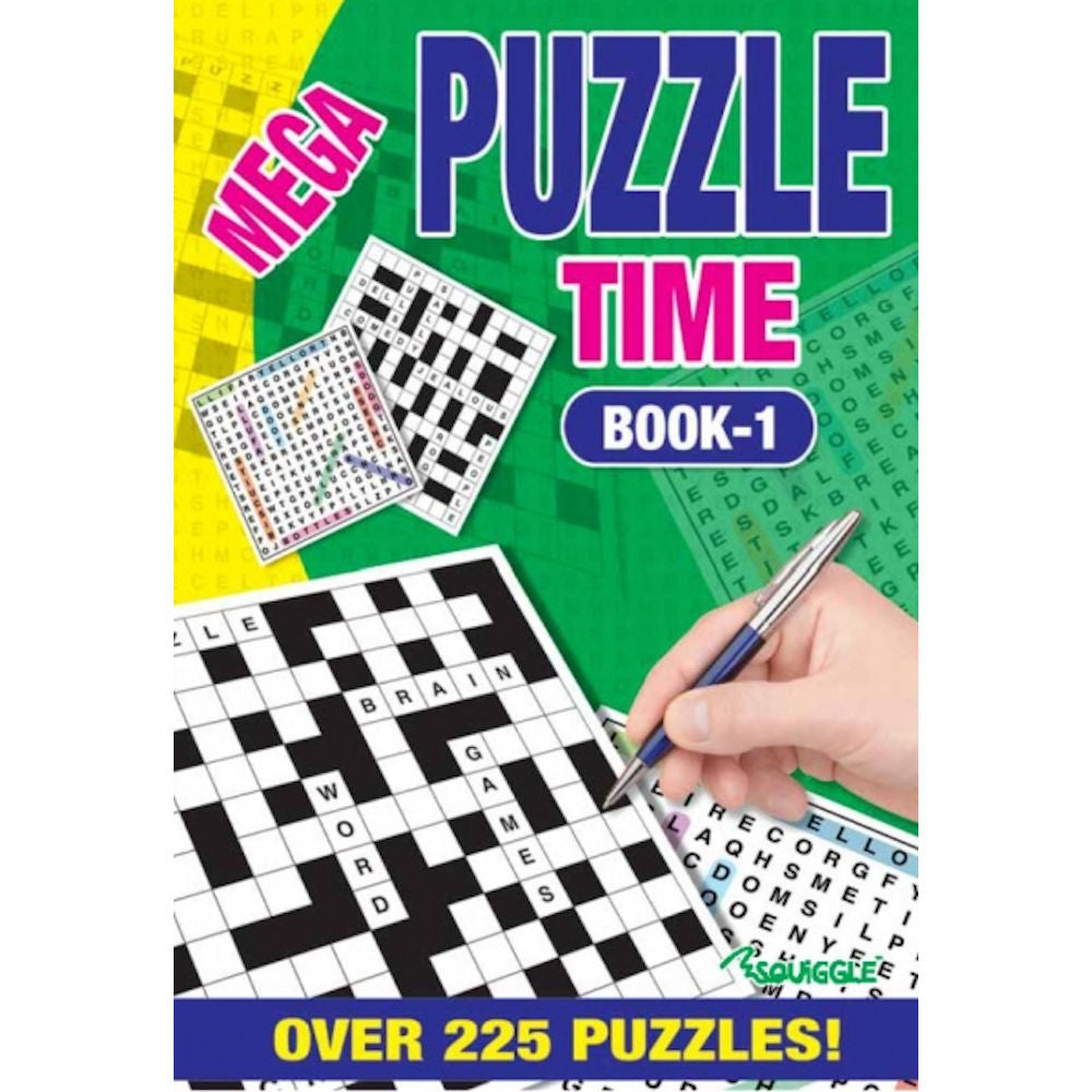 A5 Puzzle Time Book - Compact Size Puzzles Entertainment