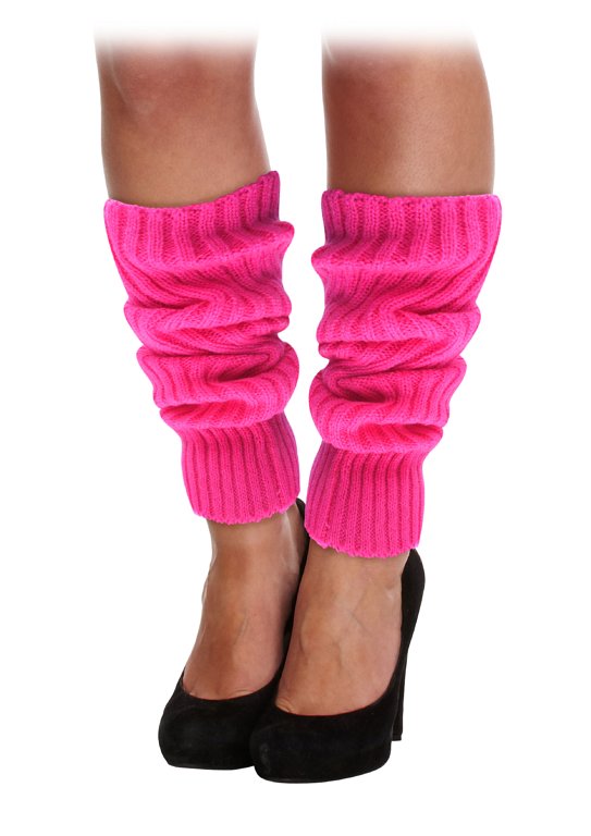 Neon Pink Leg Warmers