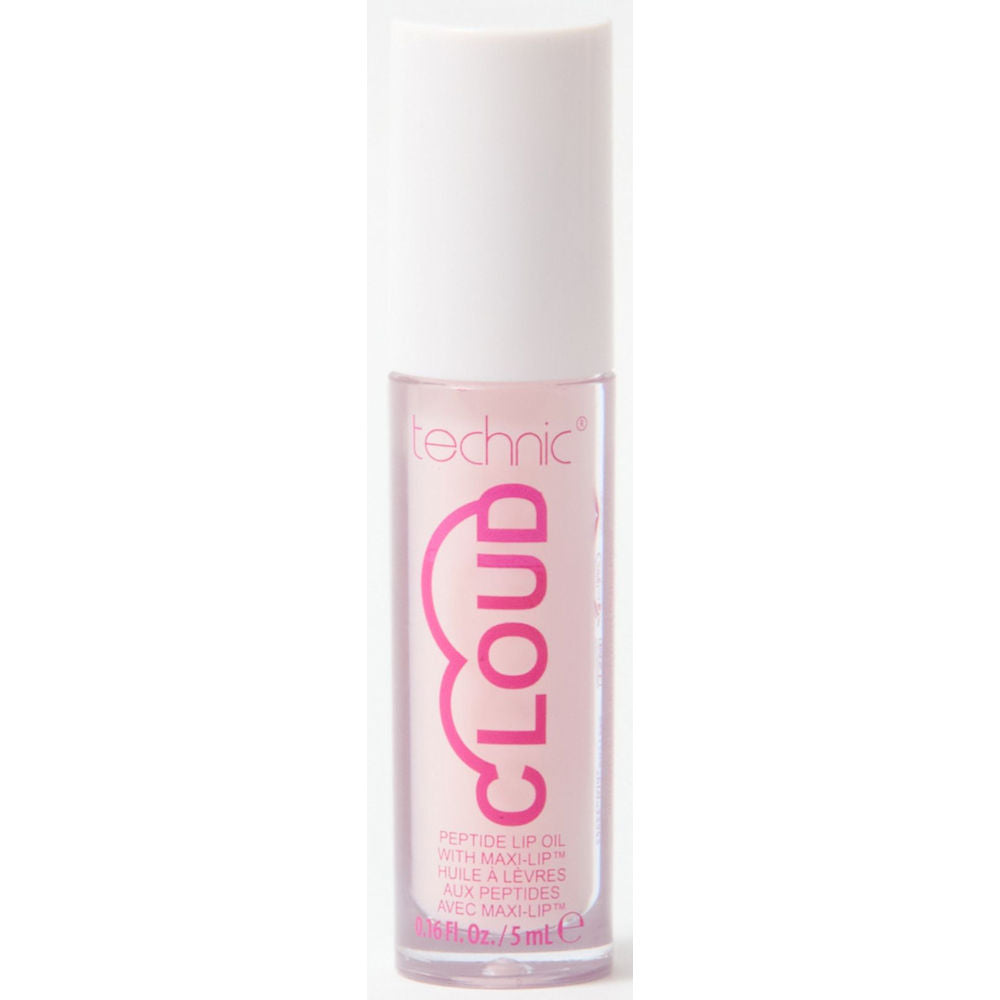 Technic Cosmetics Cloud Peptide Lip Oil - Hydrating Nourishing Lightweight Glossy Finish Smooth Application