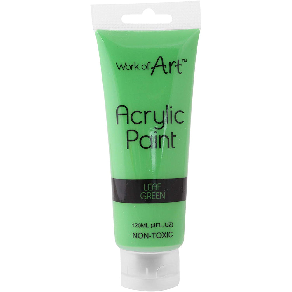 Green Acrylic Paint - 120ml Bright Colour Art Supplies Crafting Painting