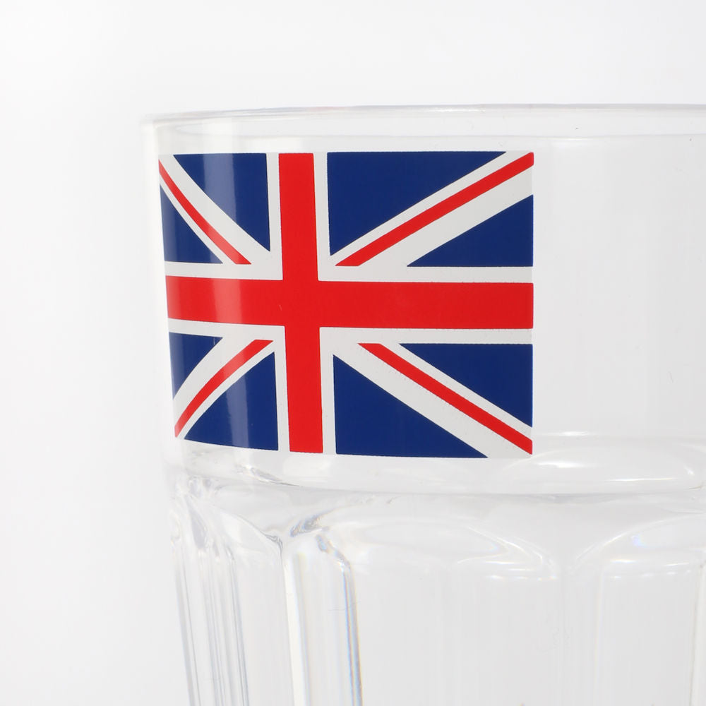 Reusable 325ml Plastic Union Jack Tumbler