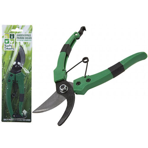 Garden Bypass Pruning Shears - Sharp Precision Comfortable Grip Durable Gardening Tool Plant Trimming