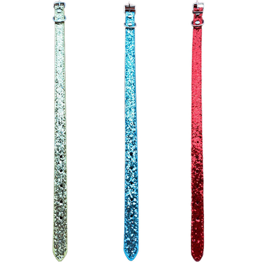 Glitter Dog Collar Small 3 Pack