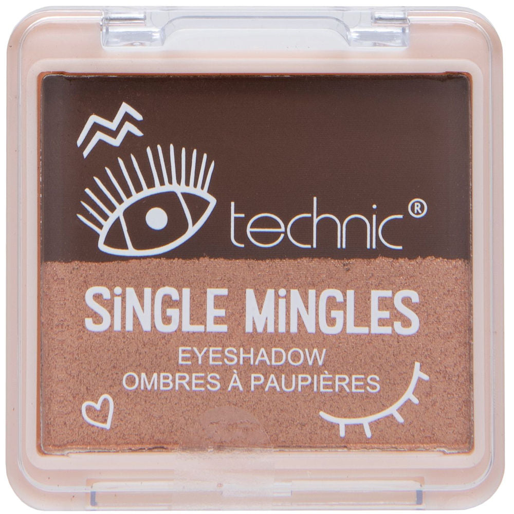 Technic Cosmetics Single Mingles Eyeshadow - First Date Nude Highly Pigmented Long-Lasting Blendable Smooth Application