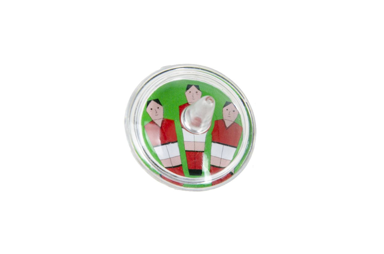 12 Football Spinning Tops