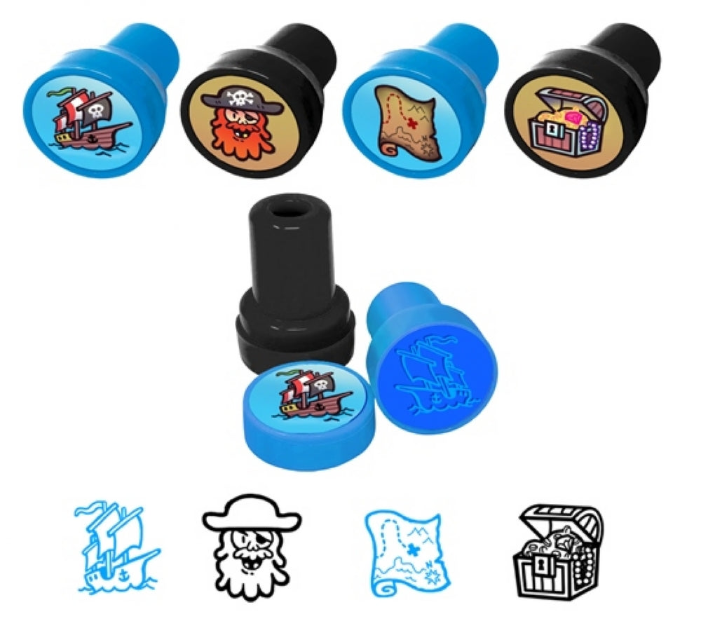 6 Pirate Ink Stamps