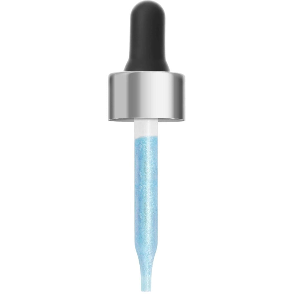 W7 Cosmetics Glow On! Highlighter Drops Clear Cut Blue - Shimmer Face Makeup Body Illuminating