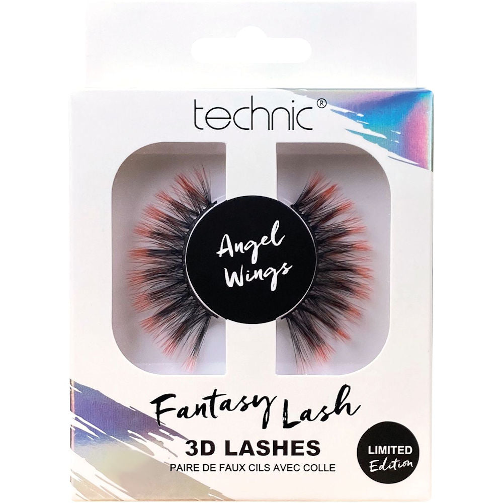 Technic Cosmetics Fantasy 3D False Eyelashes Angel Wings - Makeup Beauty Dramatic Fluttery Lashes