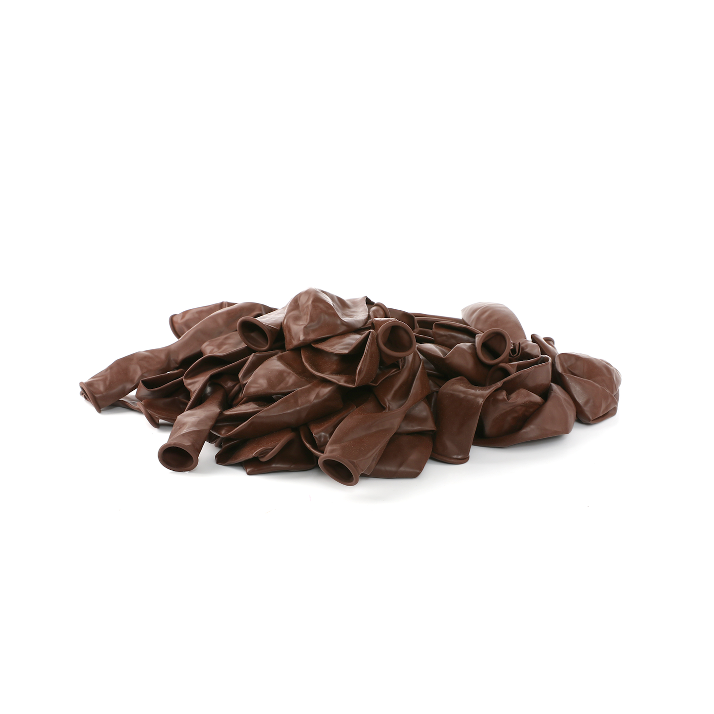 50 Pearlised Brown 12" Latex Balloons