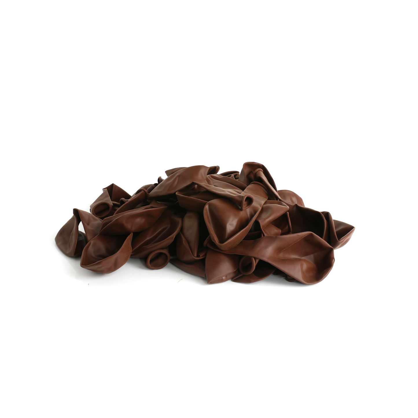 50 Pearlised Brown 7" Latex Balloons