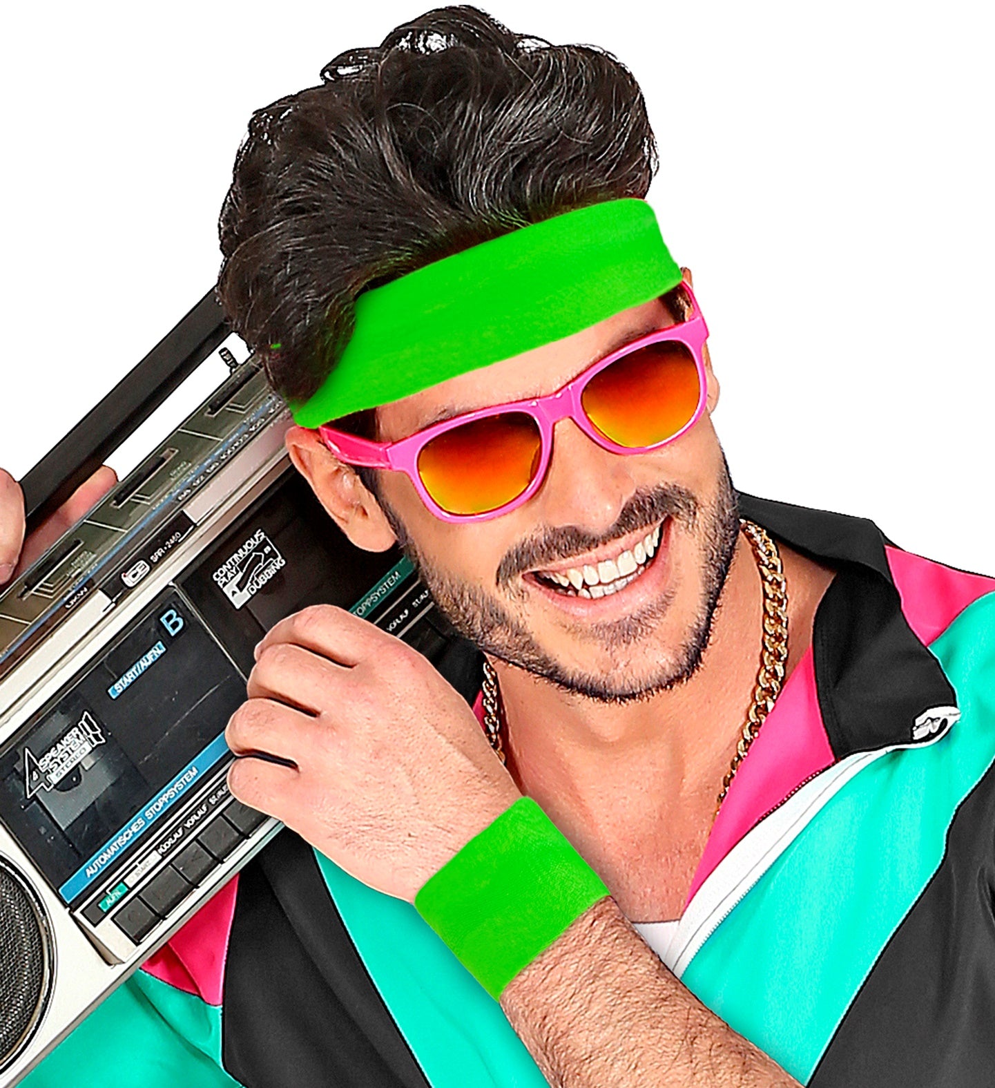 Pair of Neon Green Wristbands
