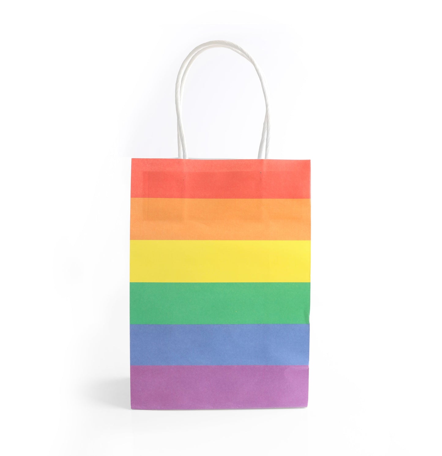 6 Rainbow Paper Party Bags