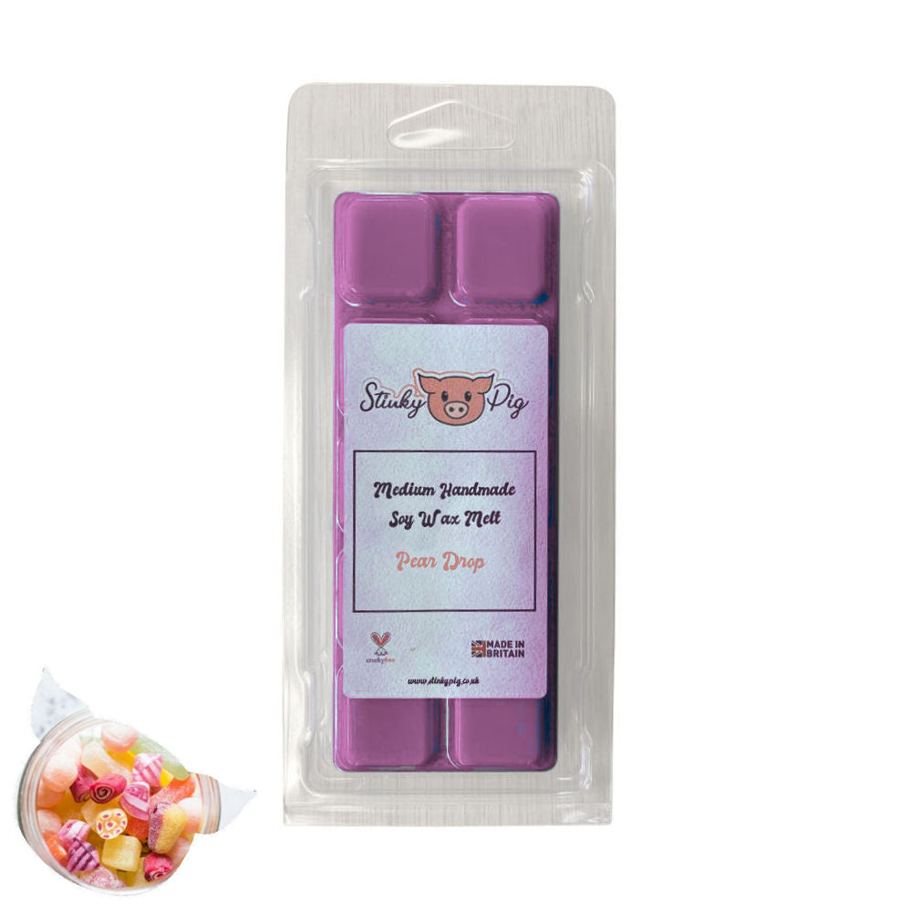 Stinky Pig Highly Scented Soy Wax Melt Clam - 50g Pear Drop